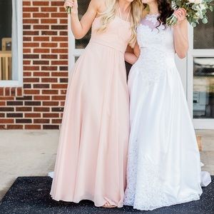 Azazie Pearl Pink dress